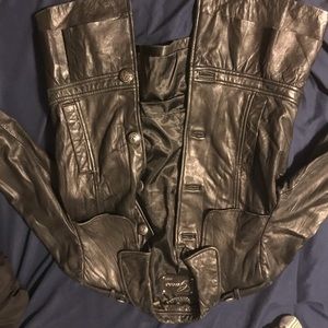 Guess vintage 1981 genuine leather jacket